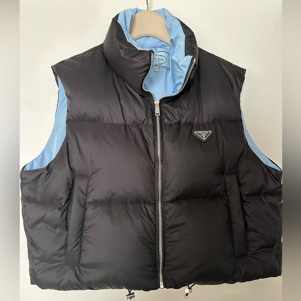 Prada Re-nylon cropped down best Size 40
